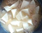牛すじ肉の白味噌煮作り方6写真
