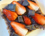 苺とチョコの塩あんトースト作り方3写真