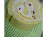 シフォン生地でデコレーションケーキ作り方4写真