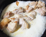鶏肉とほうれん草のクリーム煮作り方4写真