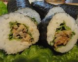 太巻き☆さんまのかば焼き＆卵作り方8写真