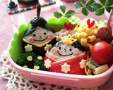簡単！可愛い♪キャラ弁当♪ひな祭りだよ♪作り方11写真