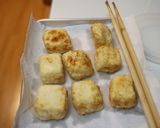 ジューシー揚げ出し豆腐の親子丼作り方6写真