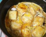 ジューシー揚げ出し豆腐の親子丼作り方8写真