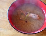 甘エビのお頭みそ汁作り方3写真