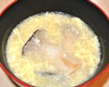 燻製エリンギのかきたま汁作り方4写真