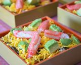 ひな祭り♪カニカマとアボカドのちらし寿司作り方5写真