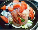 魚介類のタジン蒸しサフラン風味。作り方5写真