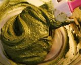 卵無しで作る抹茶＆ホワイトチョコマフィン作り方3写真