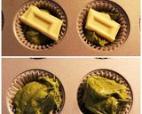 卵無しで作る抹茶＆ホワイトチョコマフィン作り方4写真