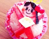 キャラ弁☆カップおにぎりお雛様♡作り方5写真