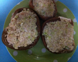 ギョウザのたねを使った、しいたけの肉詰め作り方2写真