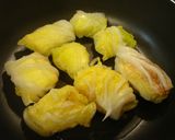 お餅の白菜漬物ロール作り方2写真