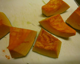 (^^)かぼちゃの煮物(^^)作り方1写真