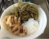フキの油いため作り方1写真