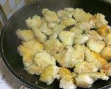 鶏胸肉の梅しそあん炒め作り方5写真