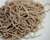 セロリ玉子あんかけ蕎麦作り方19写真