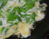セロリ玉子あんかけ蕎麦作り方13写真