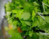 セロリ玉子あんかけ蕎麦作り方8写真