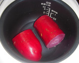 炊飯器レシピ紫芋の栗きんとん作り方1写真