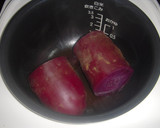 炊飯器レシピ紫芋の栗きんとん作り方2写真