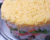 『ひな祭りちらしケーキ』作り方5写真