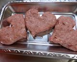 バレンタインに♡はーとの煮込みハンバーグ作り方2写真
