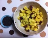 ホームベーカリー☆黒ごまサツマイモ食パン作り方4写真