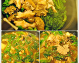 角煮リメイク♪角煮とほうれん草デミパスタ作り方3写真