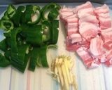 塩麹で美味＊豚バラとピーマンの中華炒め作り方1写真