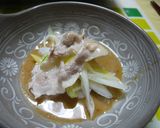 ネギいっぱいで食べる豚シャブ作り方6写真