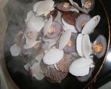 ホタテの稚貝ニンニクバター炒め作り方4写真