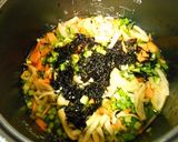 かぶの葉で炊き込みご飯作り方3写真