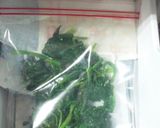 ほうれん草のパラパラ冷凍保存作り方3写真