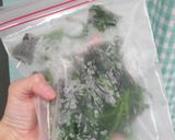 ほうれん草のパラパラ冷凍保存作り方4写真