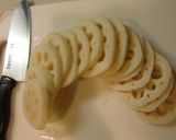 レンコンはさみ！鶏だんご甘辛煮作り方2写真