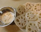 レンコンはさみ！鶏だんご甘辛煮作り方3写真