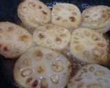 レンコンはさみ！鶏だんご甘辛煮作り方10写真