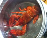 迫力満点！ロブスターで海老マヨ作り方3写真
