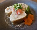 料亭風☆簡単かにかまと豆腐の信田巻き作り方10写真