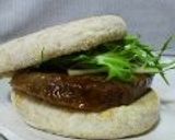 超熟de簡単ソースnoハンバーグサンド♪作り方3写真