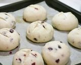 もちもちクランベリーとクリームチーズパン作り方5写真