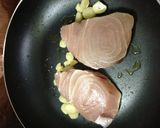 簡単‼カジキのソテートマトバジルソース作り方3写真