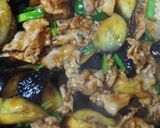 茄子と豚肉のピリ辛丼作り方3写真