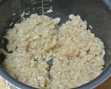 これ美味しいよ～煮卵風半熟卵入りおにぎり作り方3写真