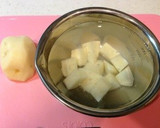 菜の花とじゃがいものマヨペッパー炒め作り方1写真