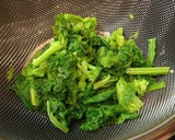 菜の花とじゃがいものマヨペッパー炒め作り方2写真