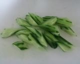 【超簡単】きゅうりの塩こんぶ和え作り方1写真