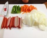 蠍座が作るナポリタン（ラード使用）作り方2写真