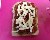 残ったカレーとトマトでチーズトースト作り方4写真